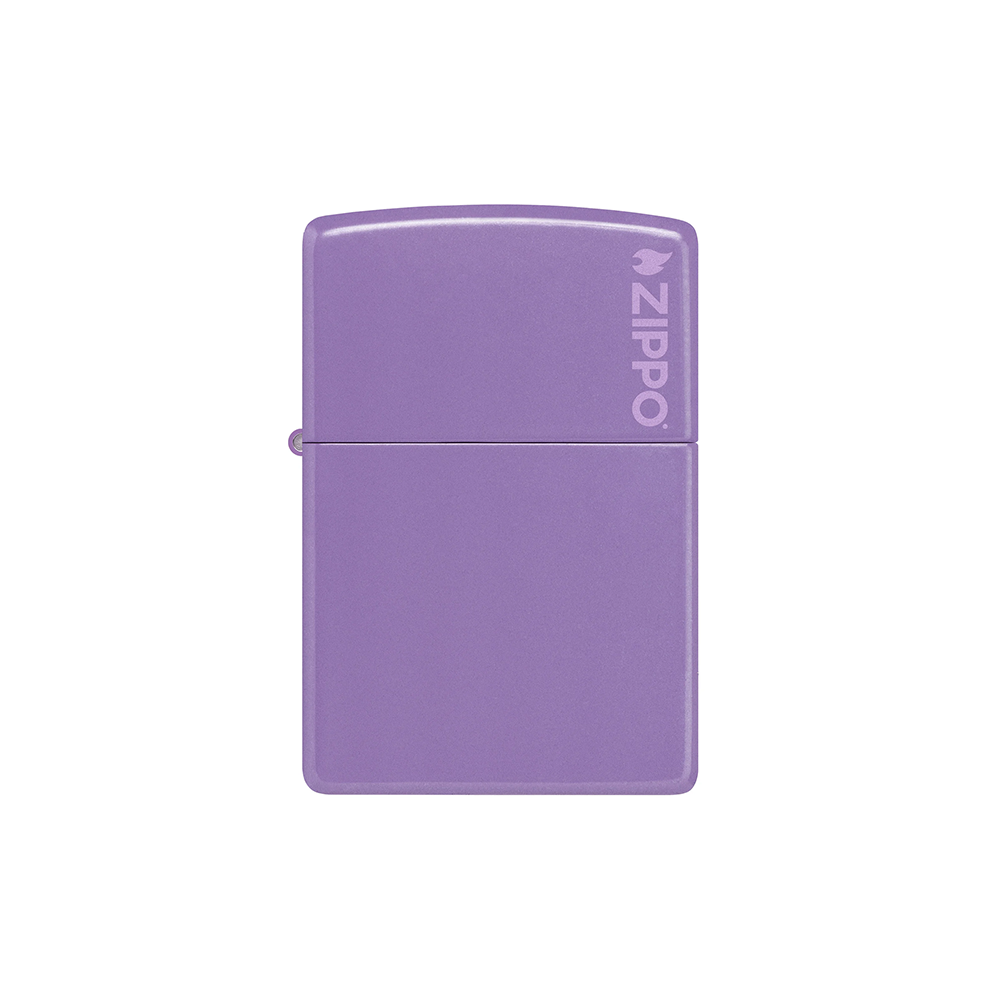 Zippo 46681ZL Classic Smoky Lavender Zippo Logo