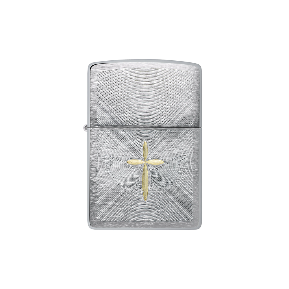 Zippo 46479 Spiritual Cross Angel Aura