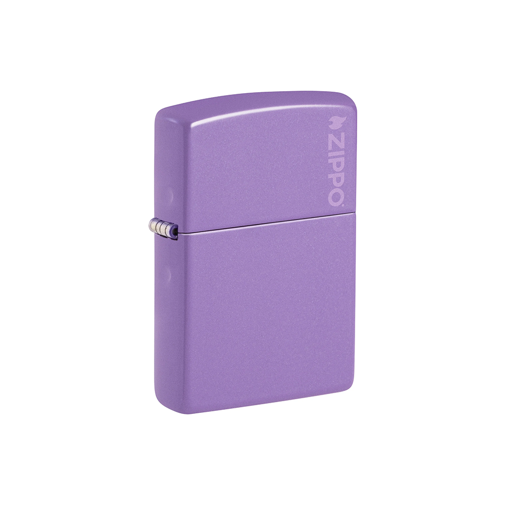 Zippo 46681ZL Classic Smoky Lavender Zippo Logo