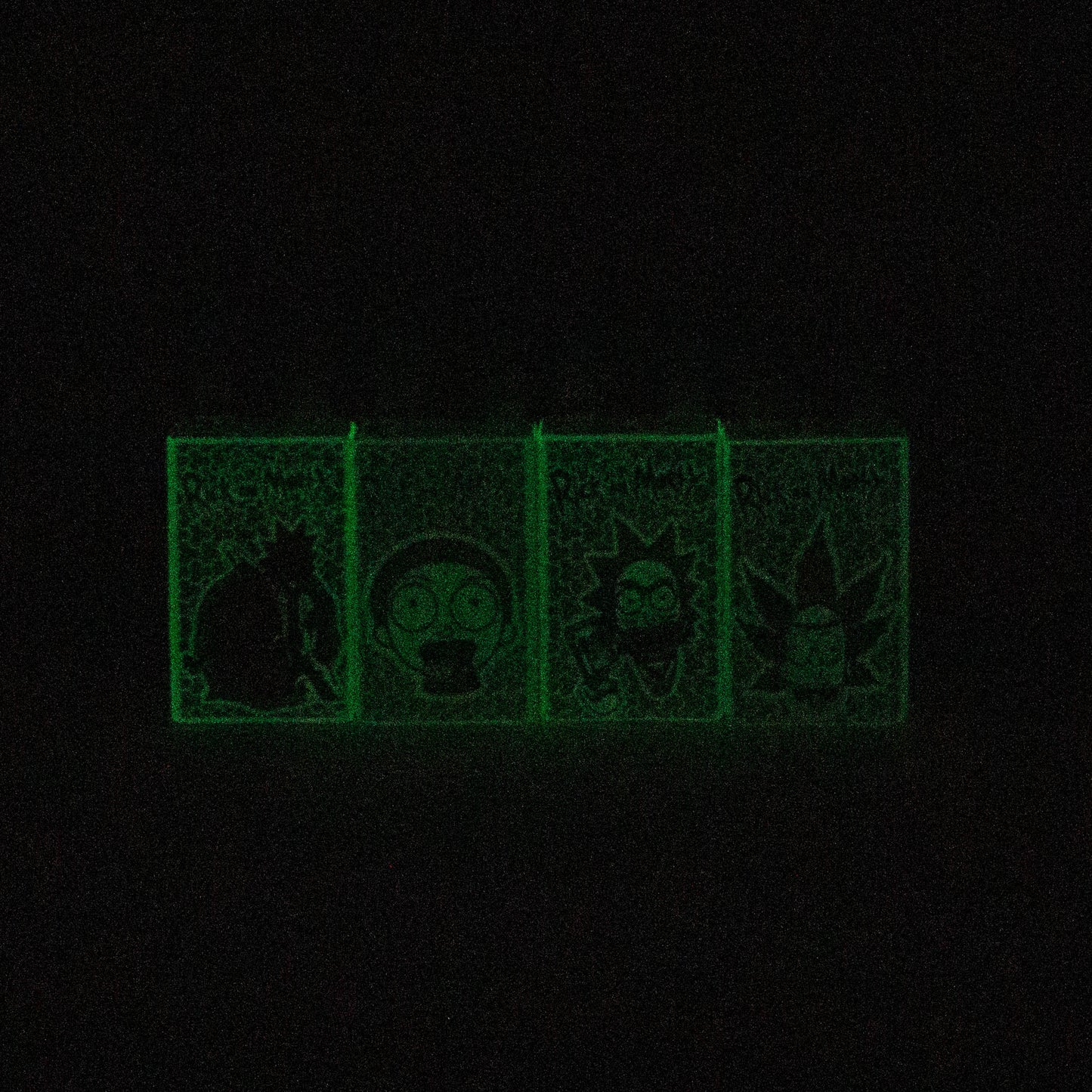 7.5" Glow in the dark Juicy box Rigs SP2073 - RM Cartoon B