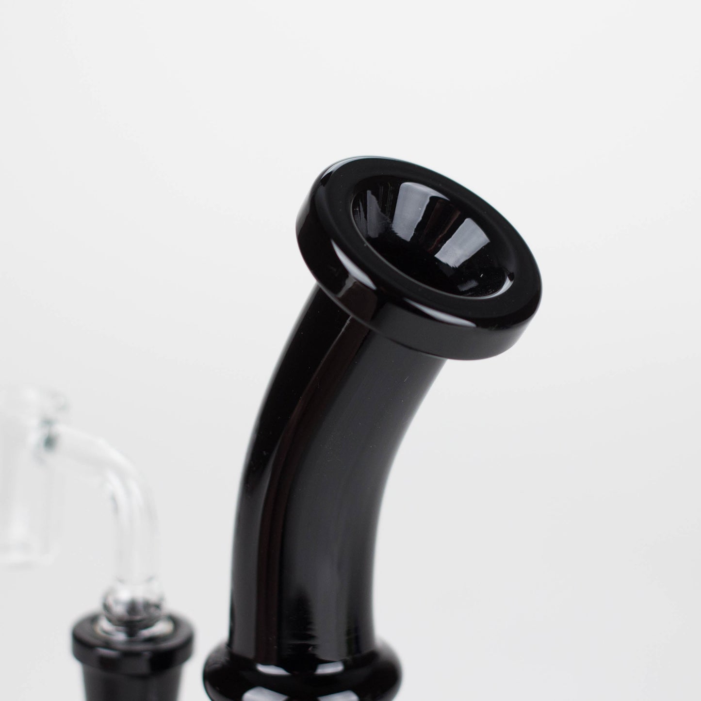 7" 2-in-1 Color accented Rig with perc (Banger and Bowl Included)