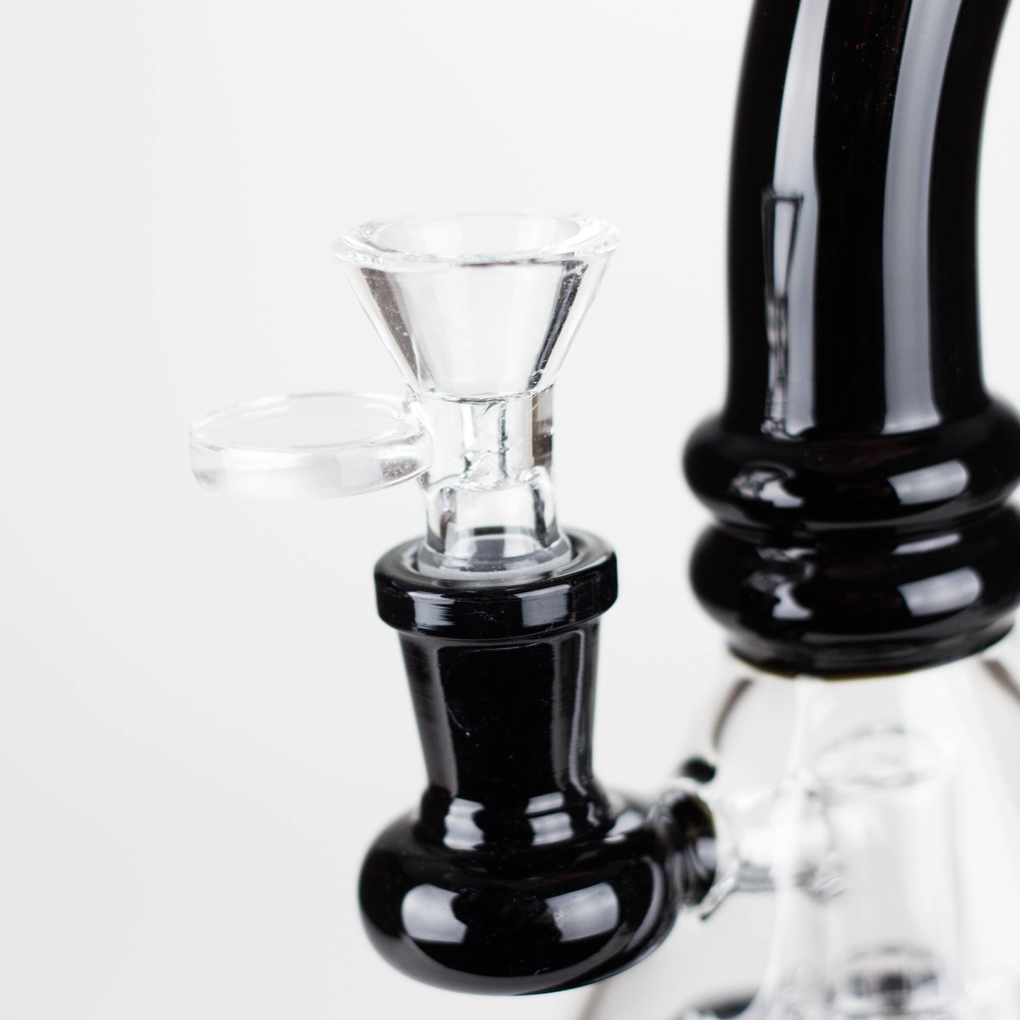 7" 2-in-1 Color accented Rig with perc (Banger and Bowl Included)