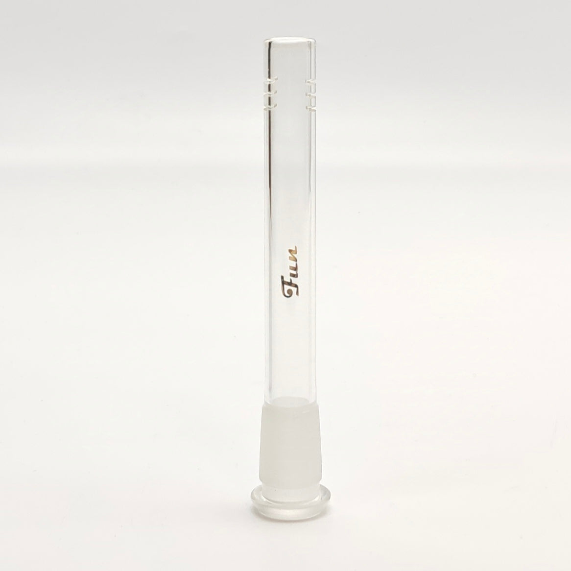 Fortune | Gold Fun Logo Downstems 18mm to 14mm fit Open-Ended
