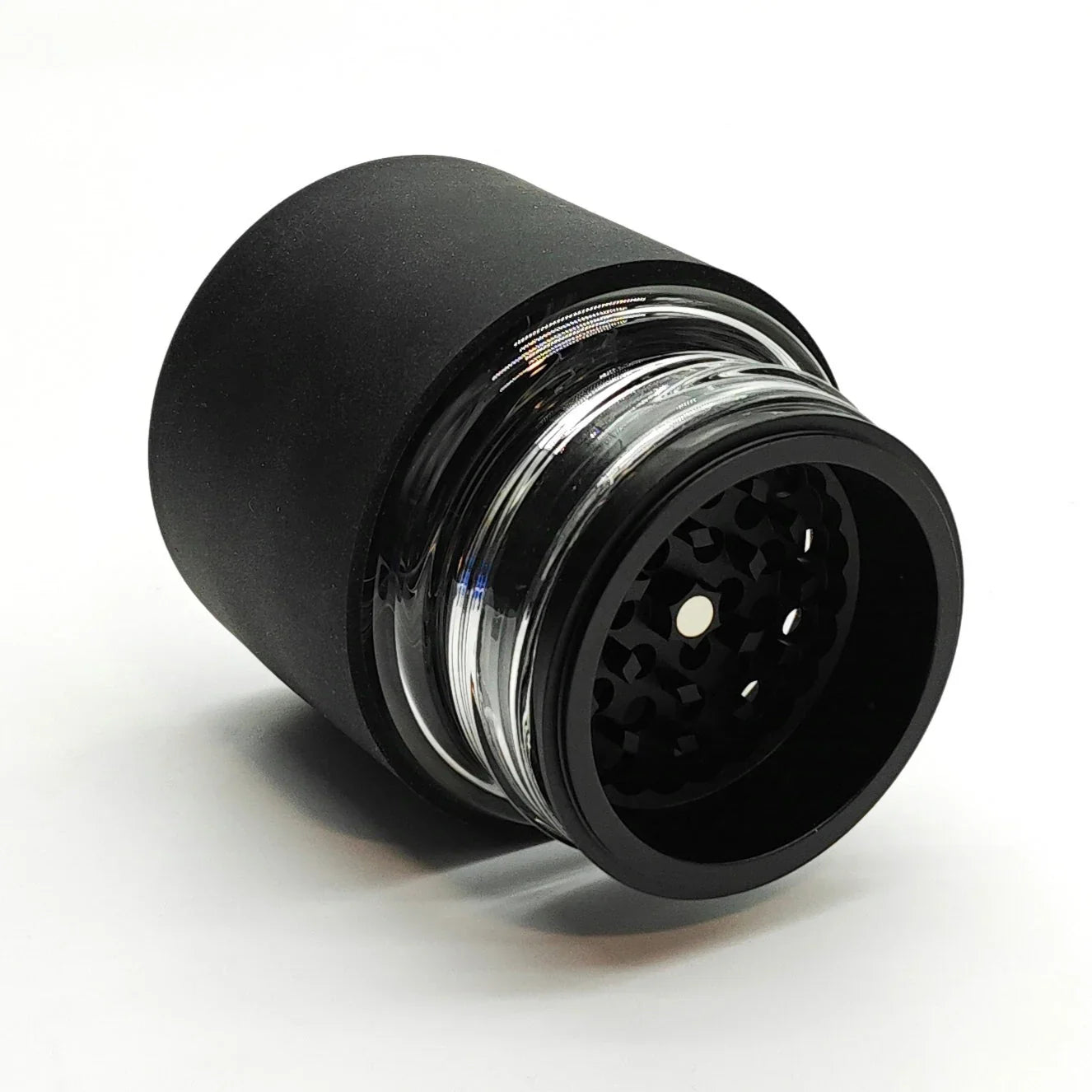 Fortune | 4 Parts Aluminum Grinder with Glass Jar