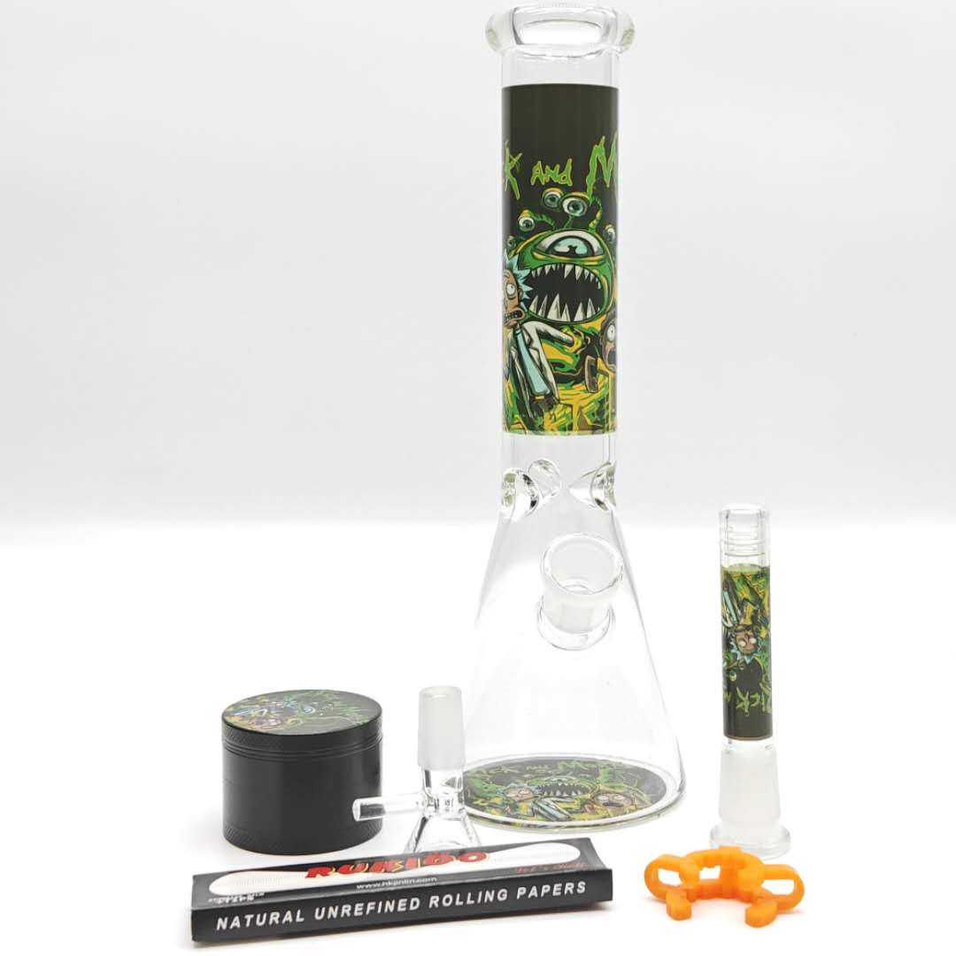 Cartoon Beaker Bong High Life Smoking Set-Assorted Color