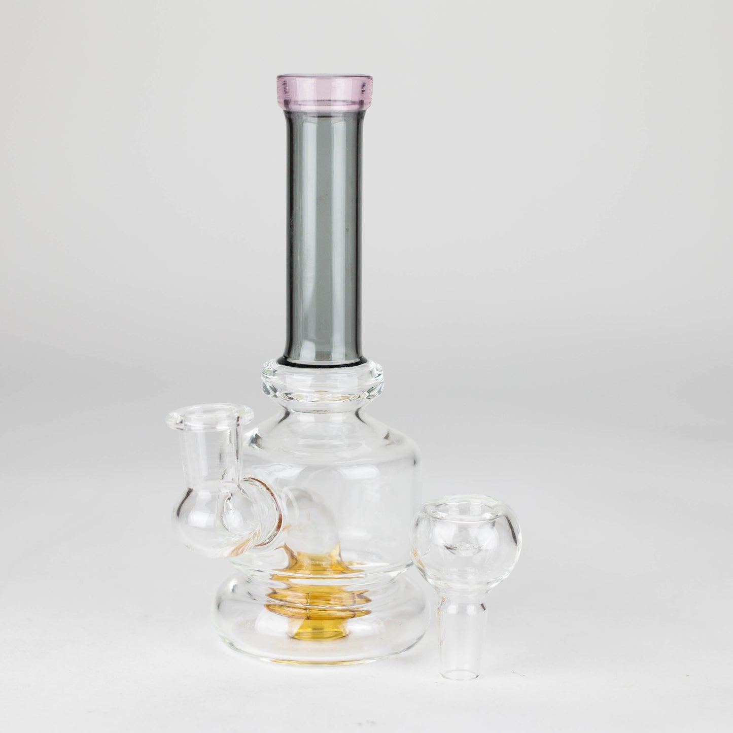 6" colour tube assorted glass bong - Hi Time