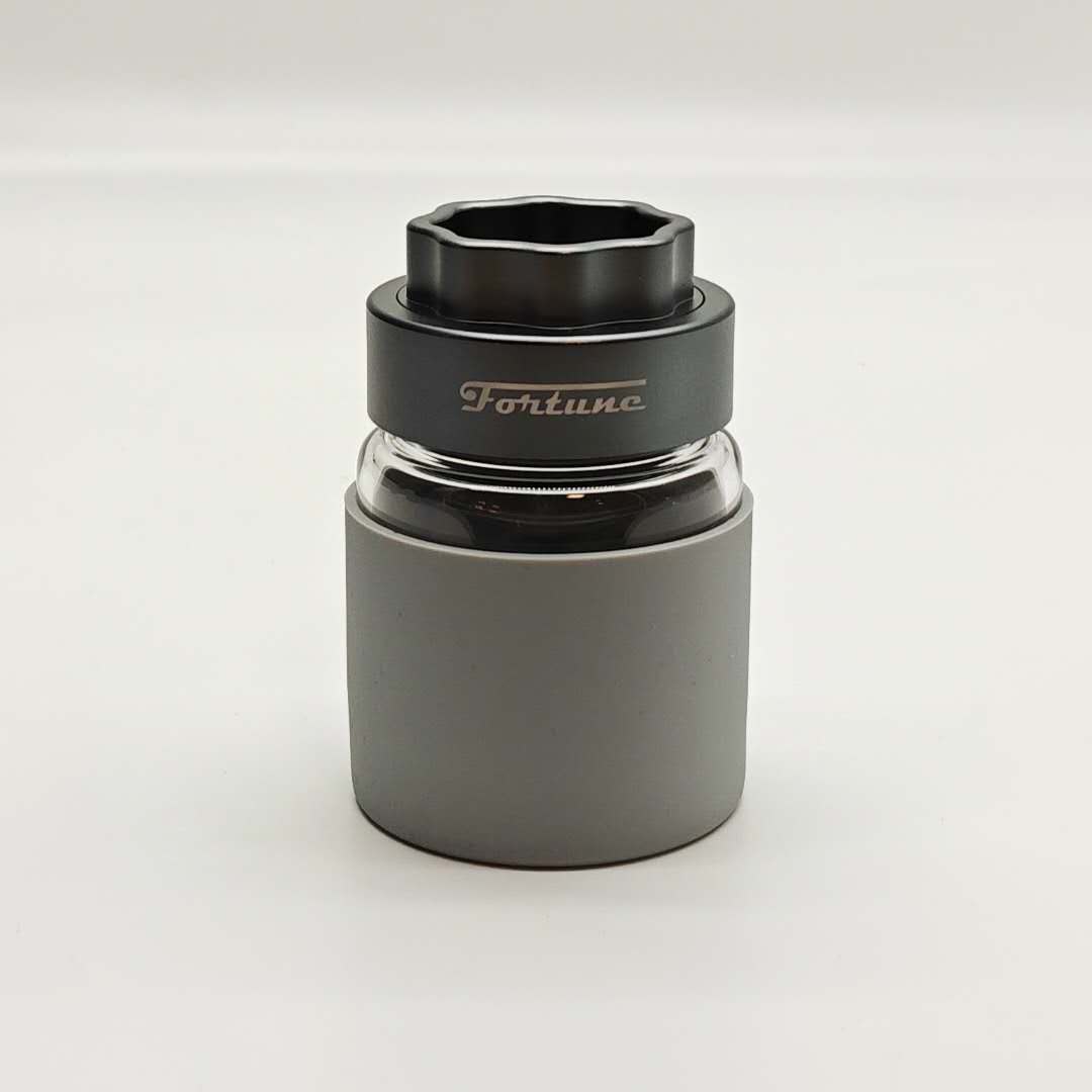 Fortune | 4 Parts Aluminum Grinder with Glass Jar