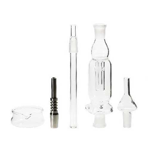 6" 14mm Nectar Collector Set + Dish - Hi Time
