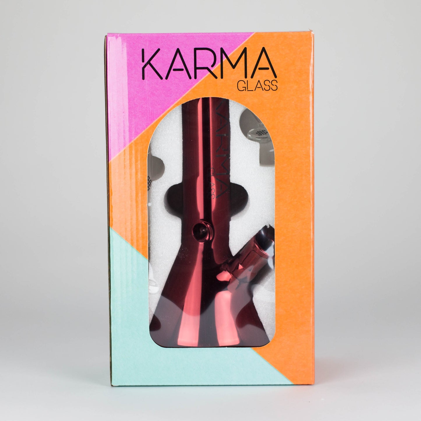 Karma | Glass Bong 9" Beaker Metallic