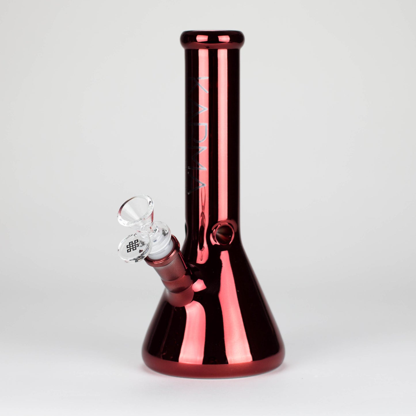 Karma | Glass Bong 9" Beaker Metallic