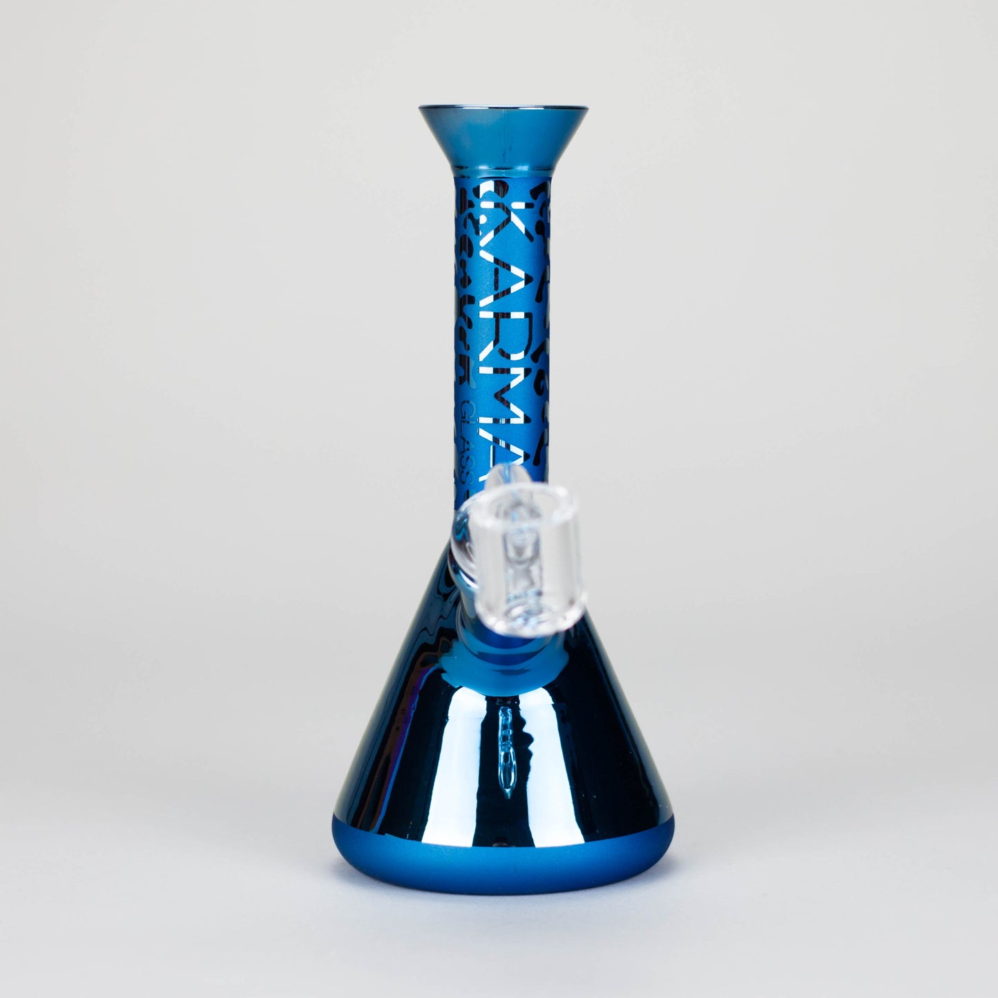 Karma | 7" Metallic Sandblasted Beaker Glass Dab Rig