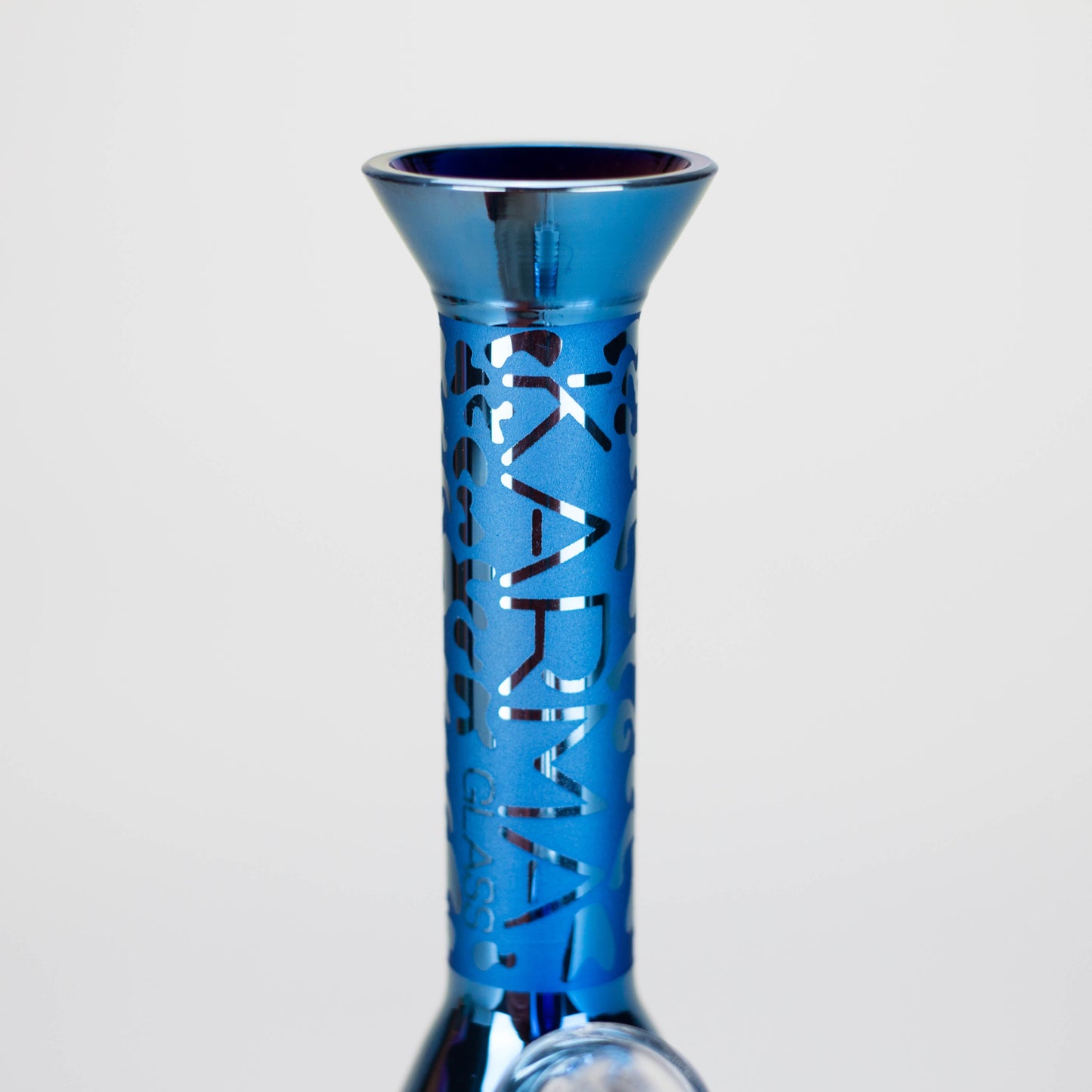 Karma | 7" Metallic Sandblasted Beaker Glass Dab Rig
