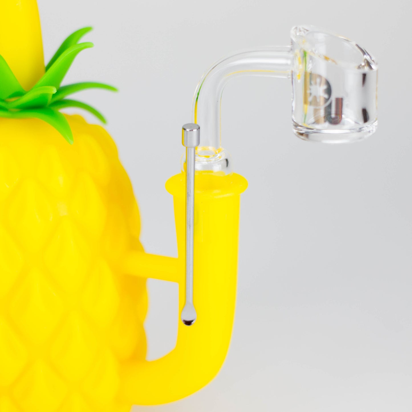 Dabware | Silicone Rig Platinum Pineapple Rig (Yellow) - Hi Time