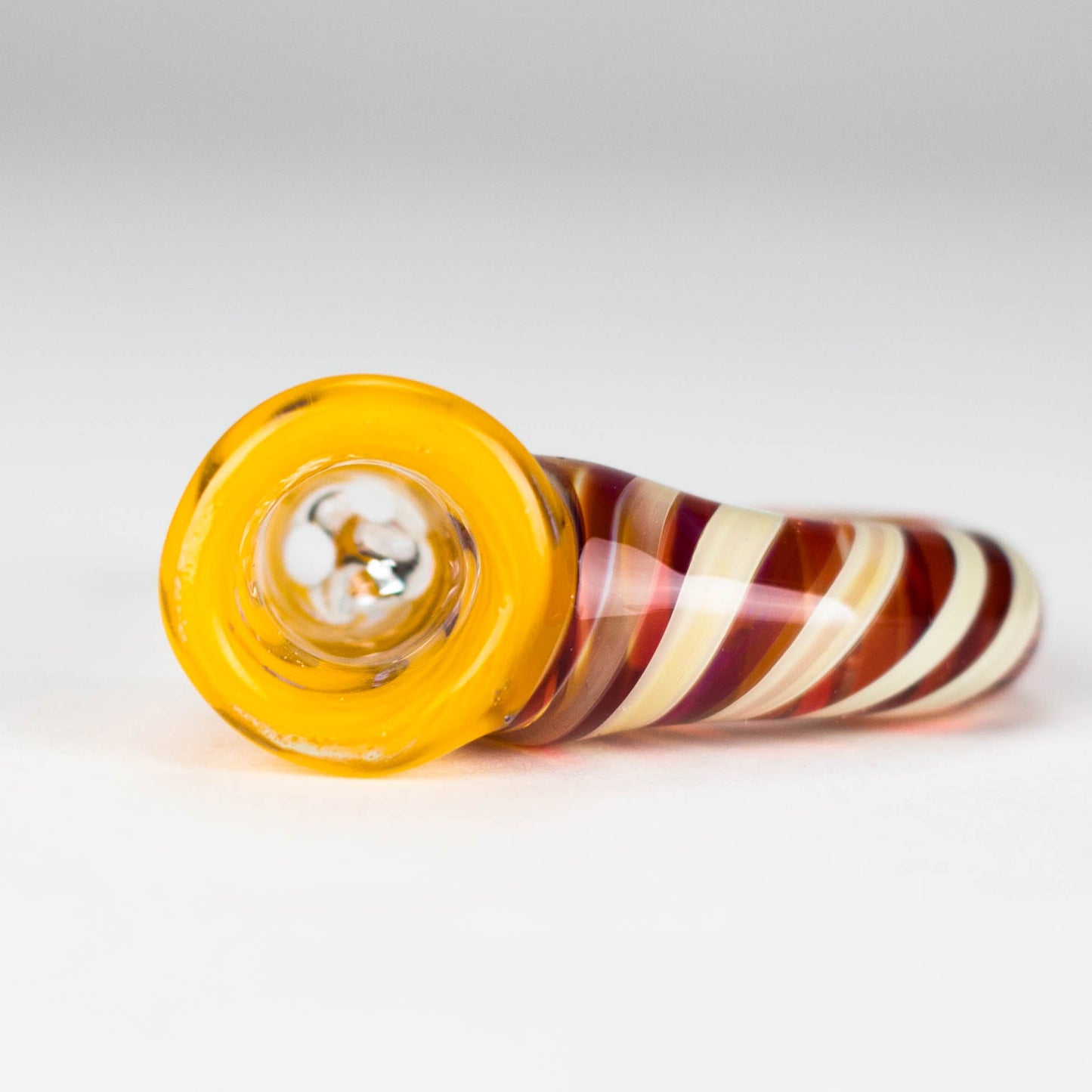 Shine Glassworks | 14mm 3 Hole Vacstack Bowl with Horn - Made in Canada