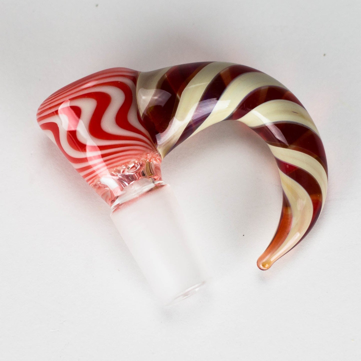 Shine Glassworks | 14mm 3 Hole Vacstack Bowl with Horn - Made in Canada