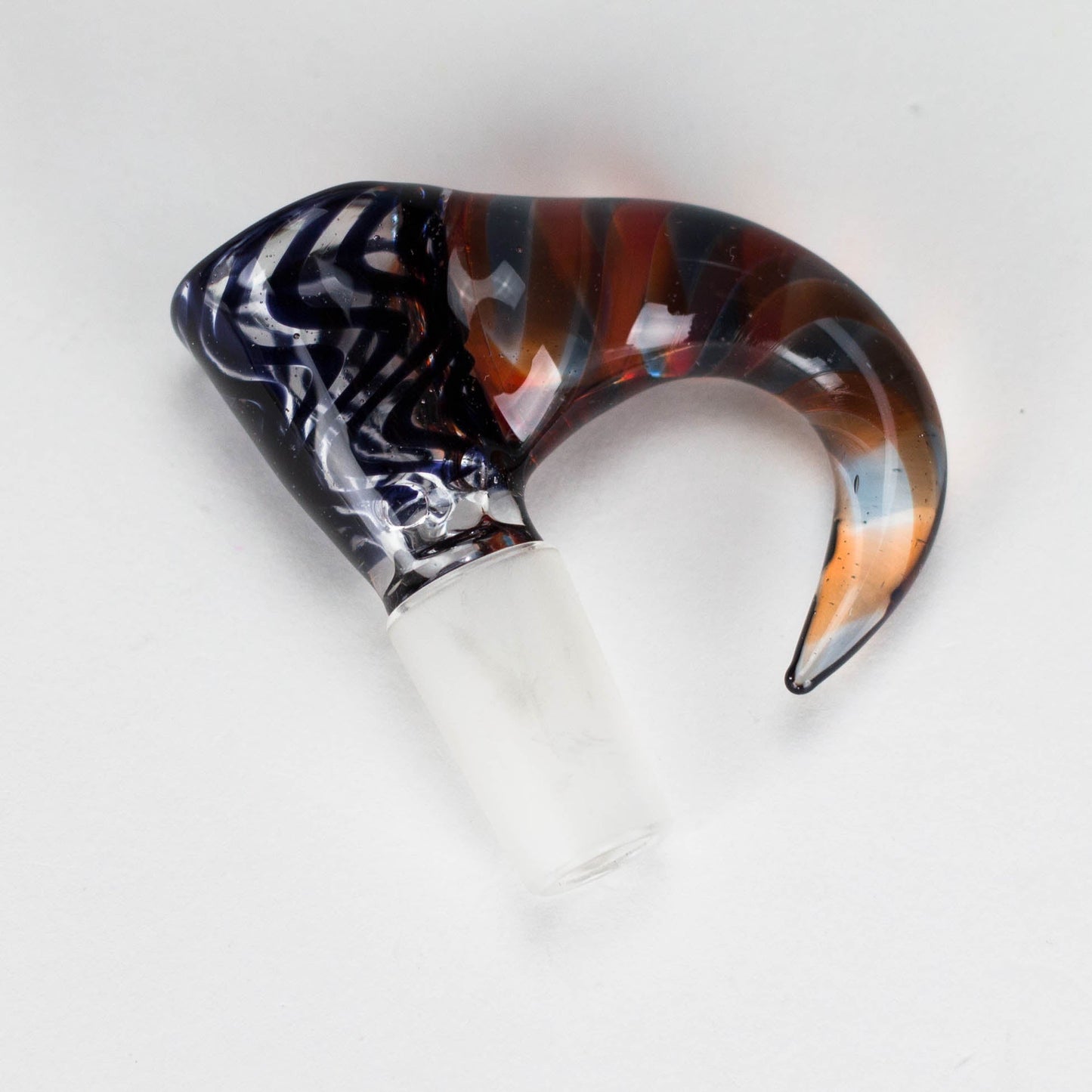 Shine Glassworks | 14mm 3 Hole Vacstack Bowl with Horn - Made in Canada