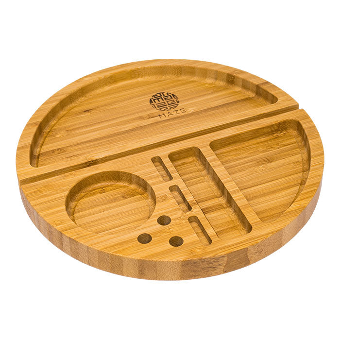 Maze® | Circlet Bamboo 10X10 Rolling Tray - Hi Time