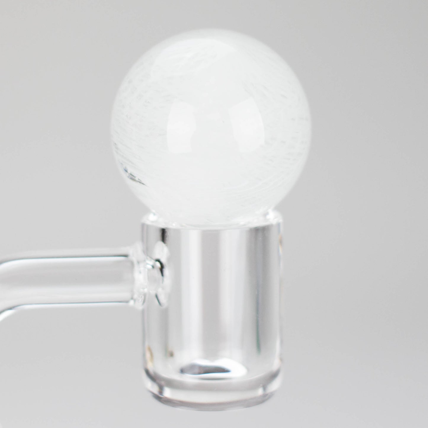 Shine Glassworks | Latticino Marble Carb Cap - Made in Canada - Hi Time
