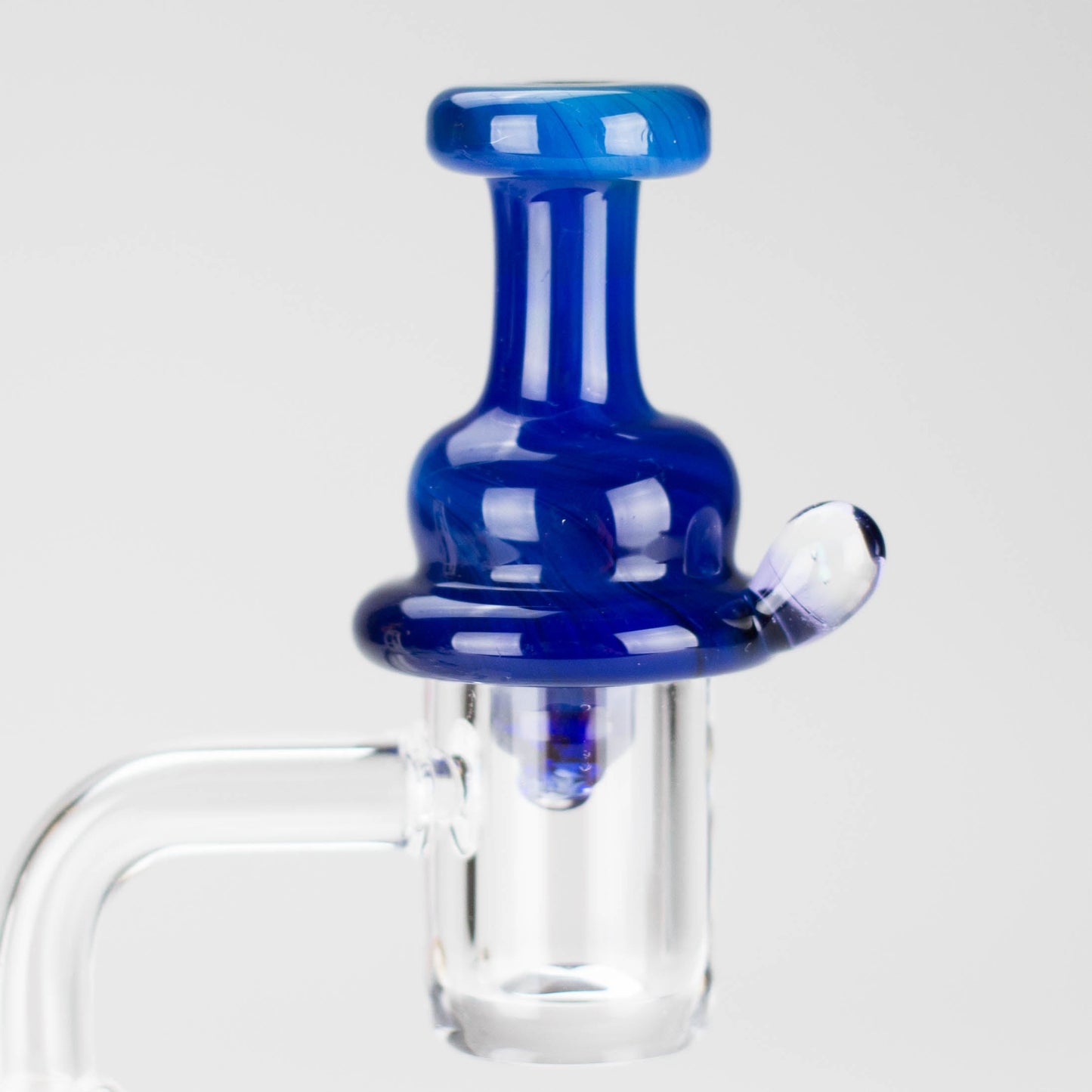 Shine Glassworks | Fume Coloured Carb Cap with Micro Opal - Made in Canada