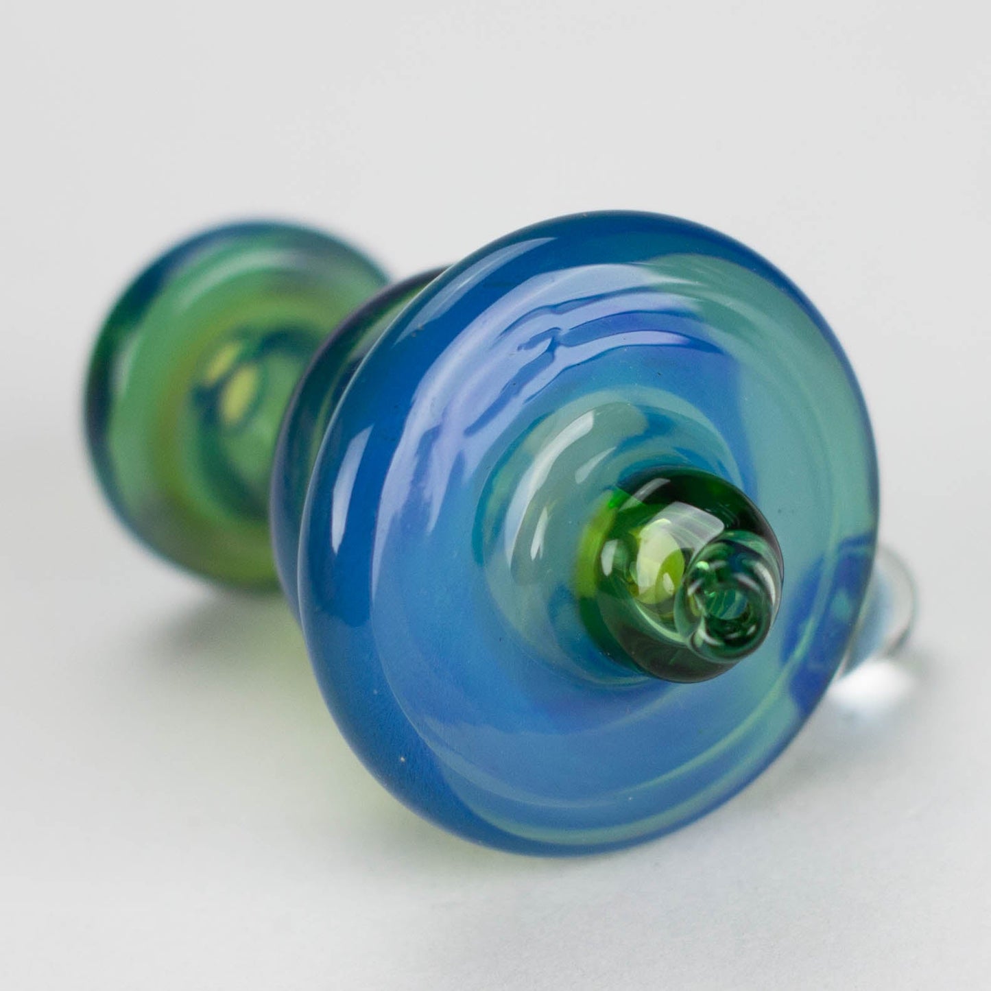 Shine Glassworks | Fume Coloured Carb Cap with Micro Opal - Made in Canada