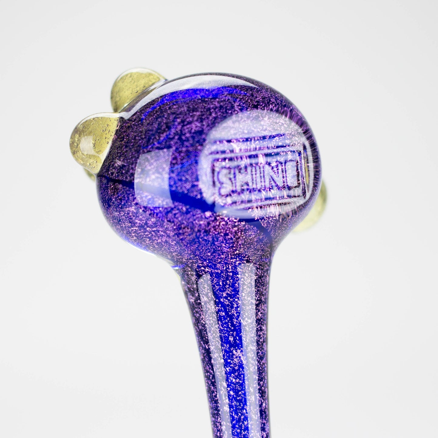 Shine Glassworks | 4" Dichroic Handpipe - made in Canada - Hi Time