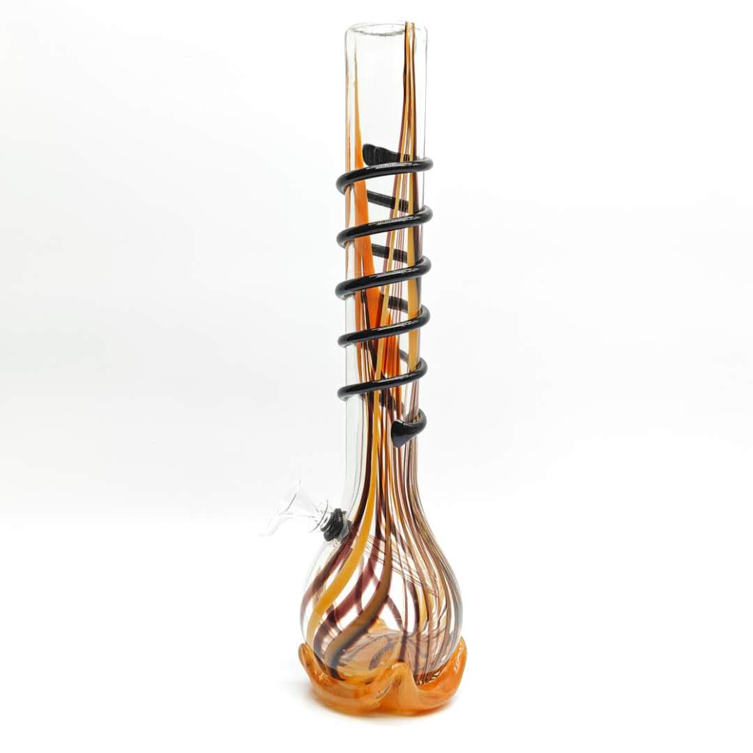 16" Soft Glass Waterbong- Assorted Colors - Hi Time