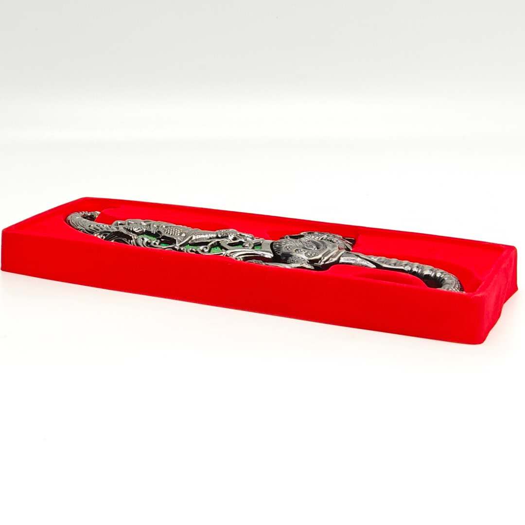 10" Fantasy Dragon Dagger Green Fitting