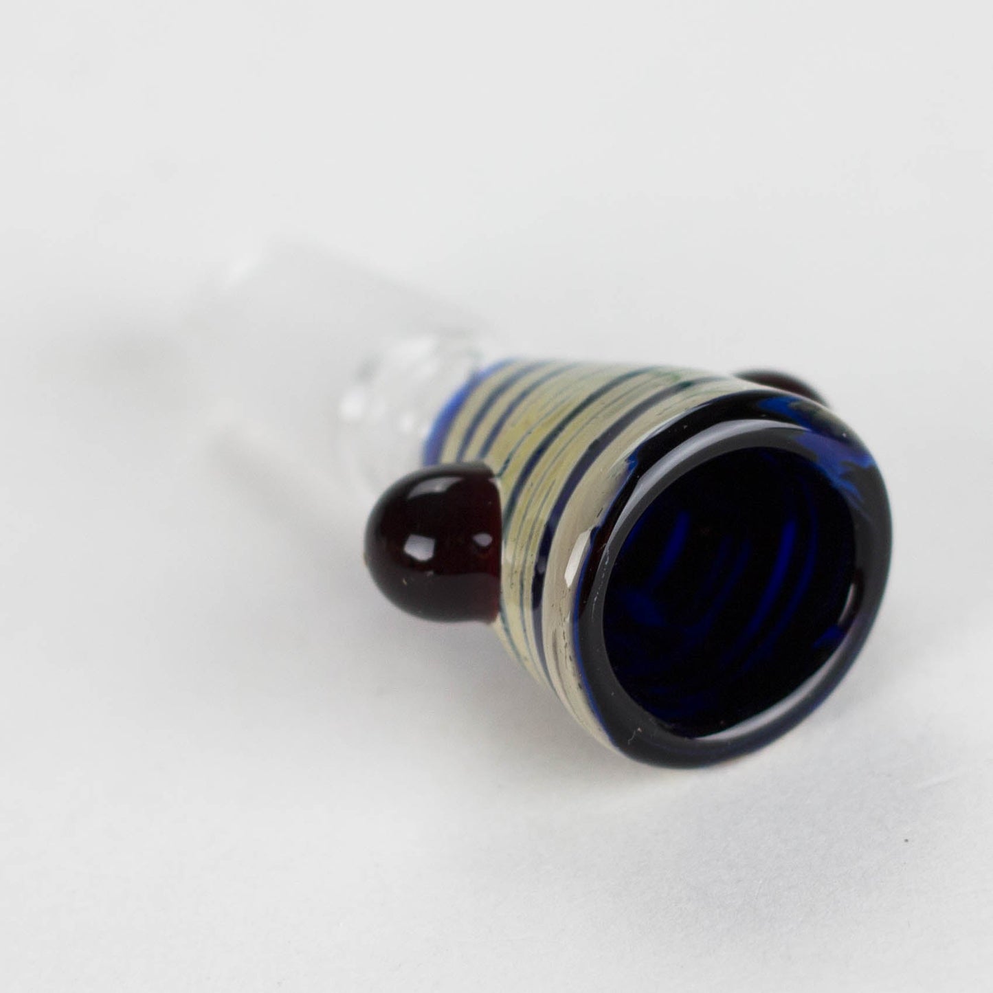 Shine Glassworks | Wrapped colour tubing 14mm Flare Bowl - Made in Canada