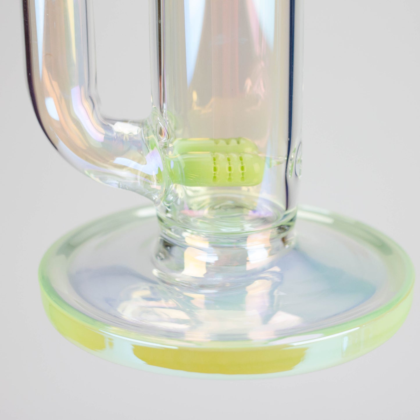 Trippy Glass | 17" Holographic Double Inline Straight Tube Glass Bong