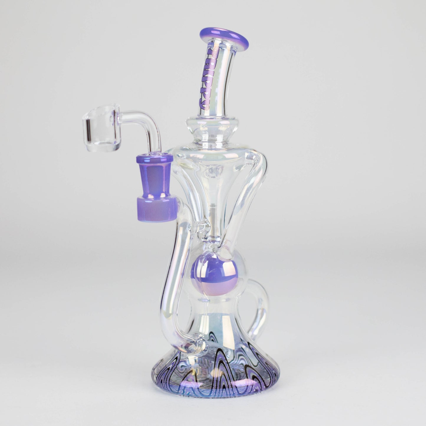 Trippy Glass | Recycler with Banger