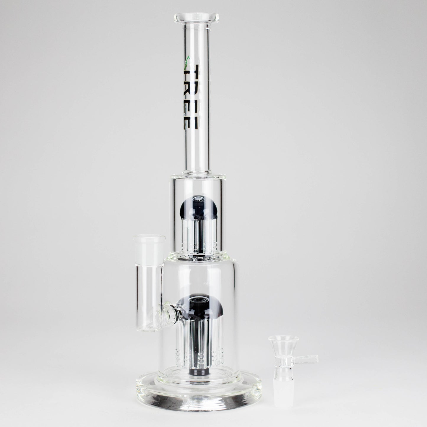 Tree Glass | 15" Double Tree Cake Bong
