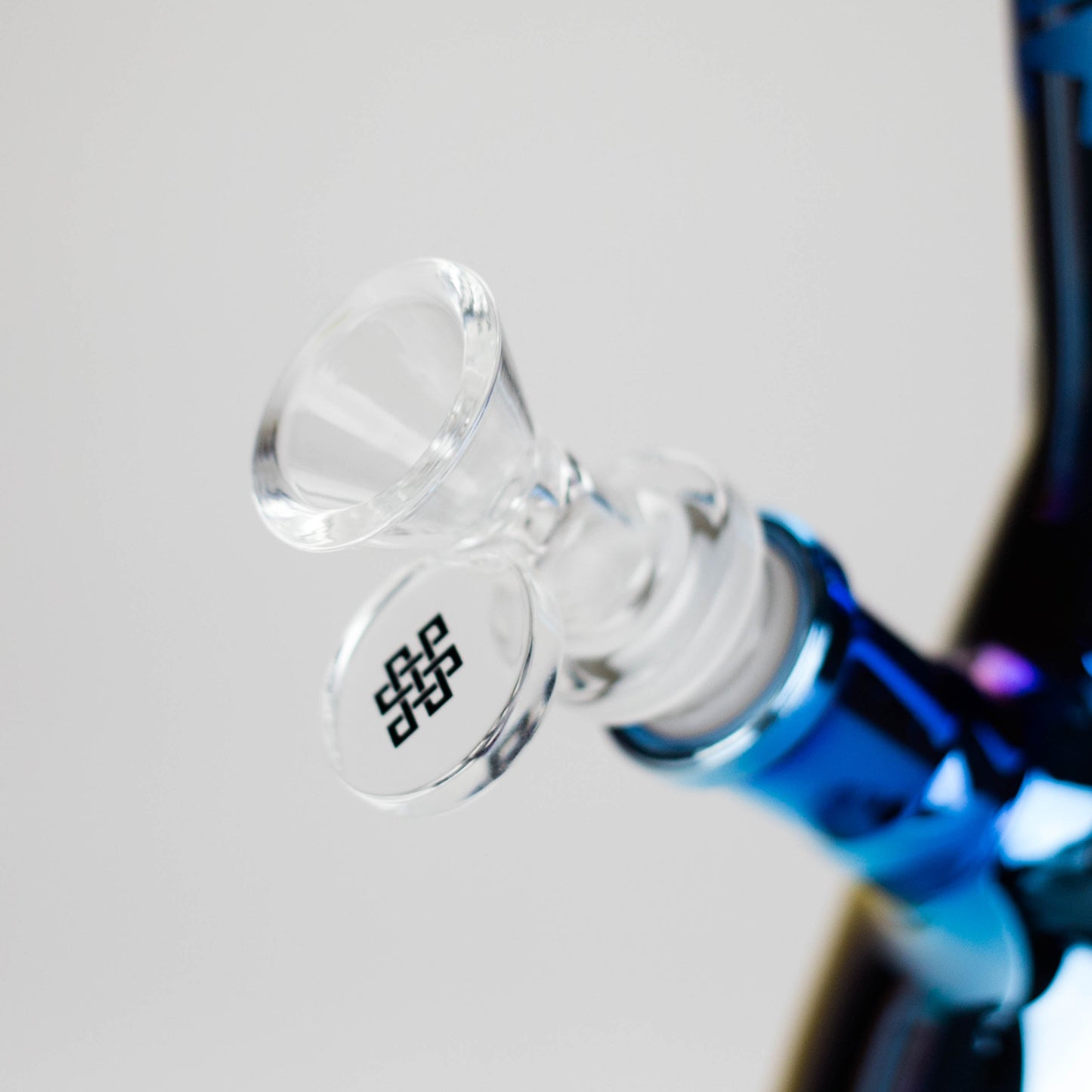 Karma | 9" Beaker Blue Metallic Glass Bong