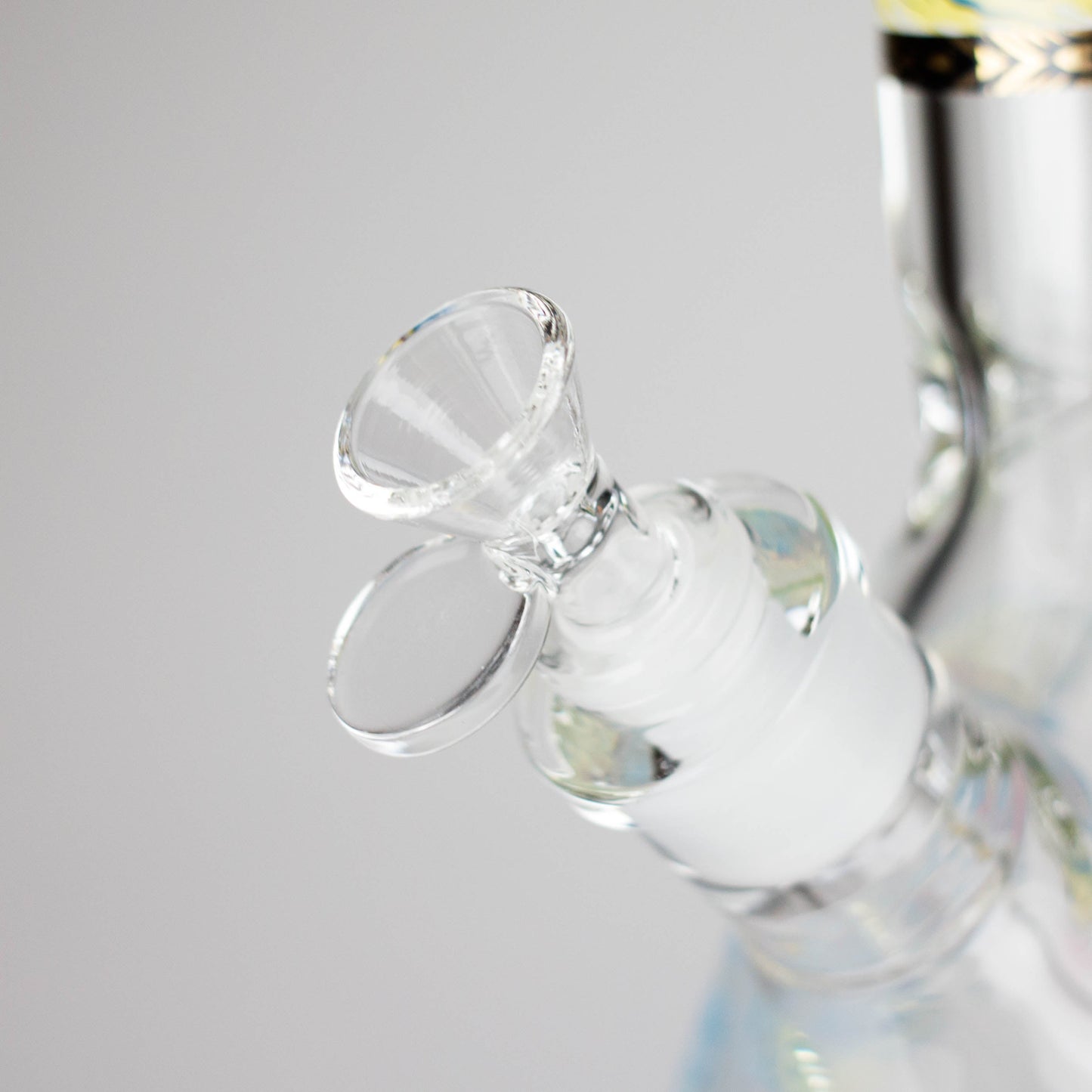 14" 7 mm Glass Bong With Pirate Design