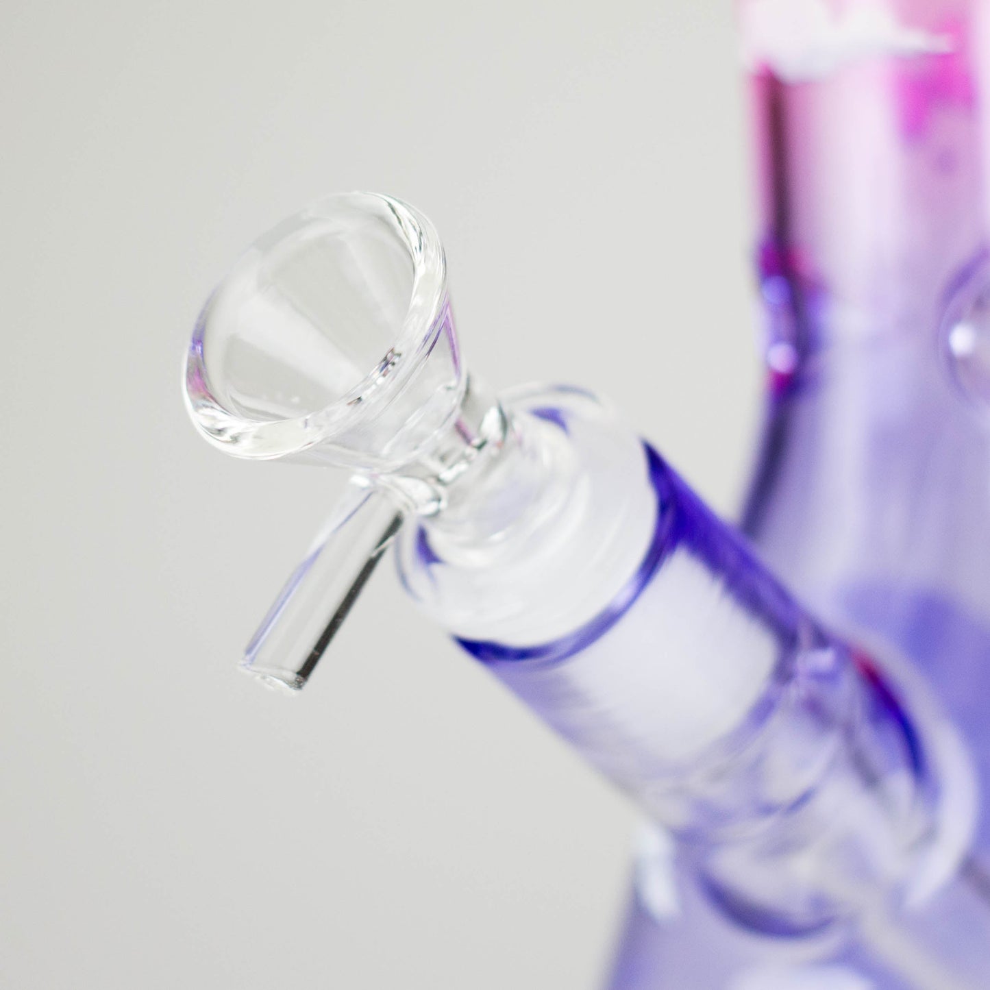 10" Glass Bong With The Butterfly Design