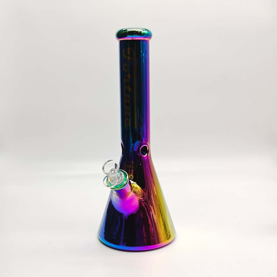 14“ 9mm Electroplated Beaker Bong-Assorted Color