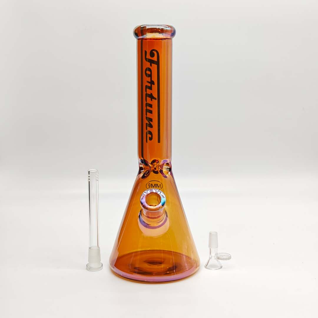 14“ 9mm Electroplated Beaker Bong-Assorted Color