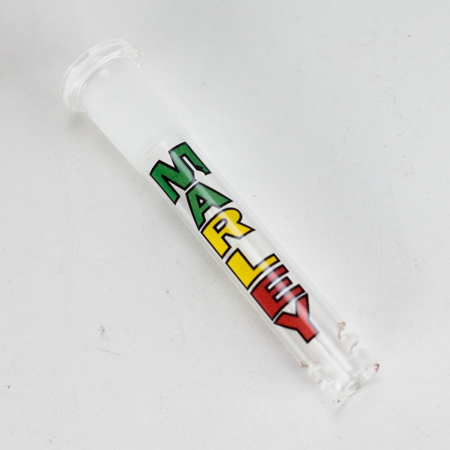 Marley Glass | Colored Logo Downstems with Diffusion Cuts – 3", 4", 5"