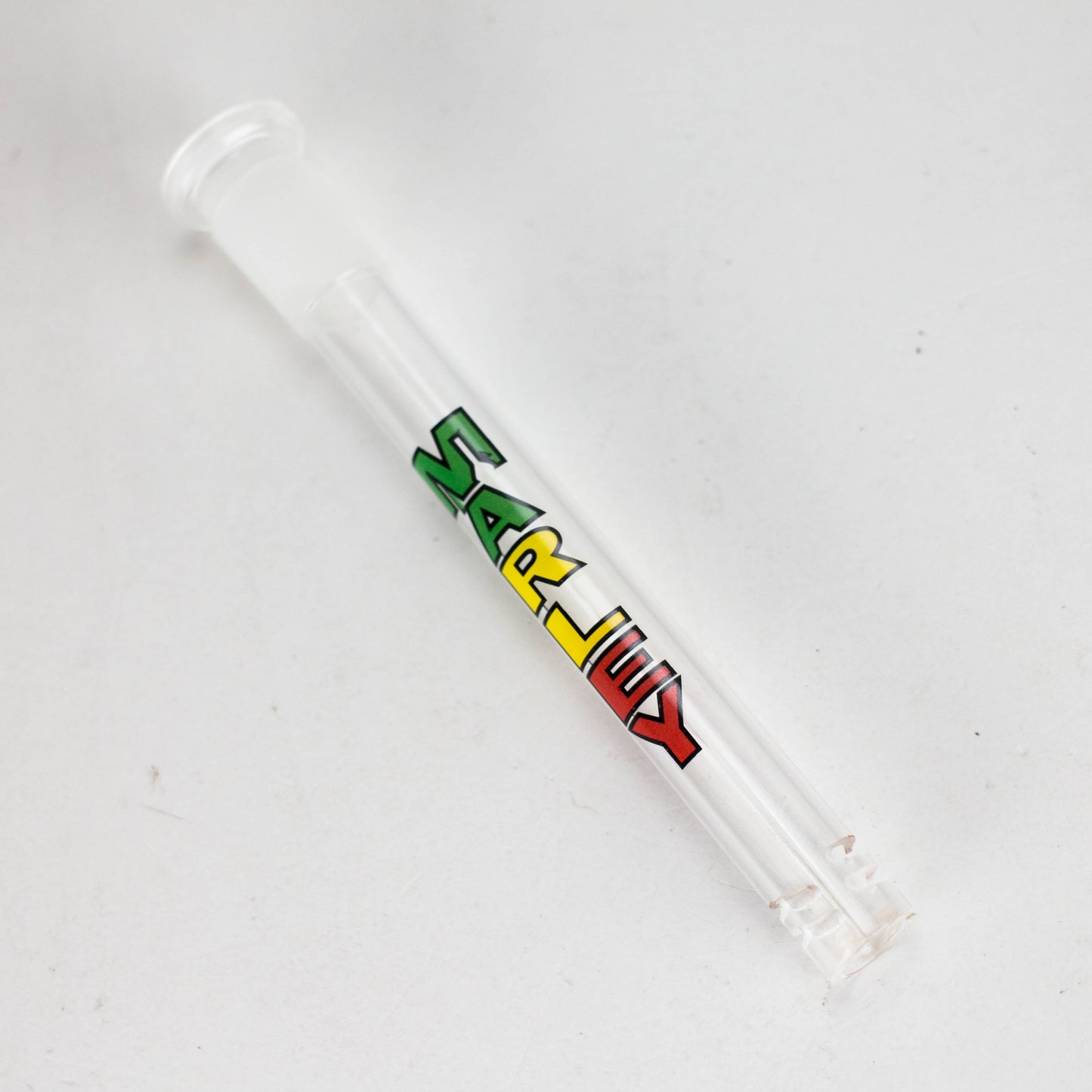 Marley Glass | Colored Logo Downstems with Diffusion Cuts – 3", 4", 5"