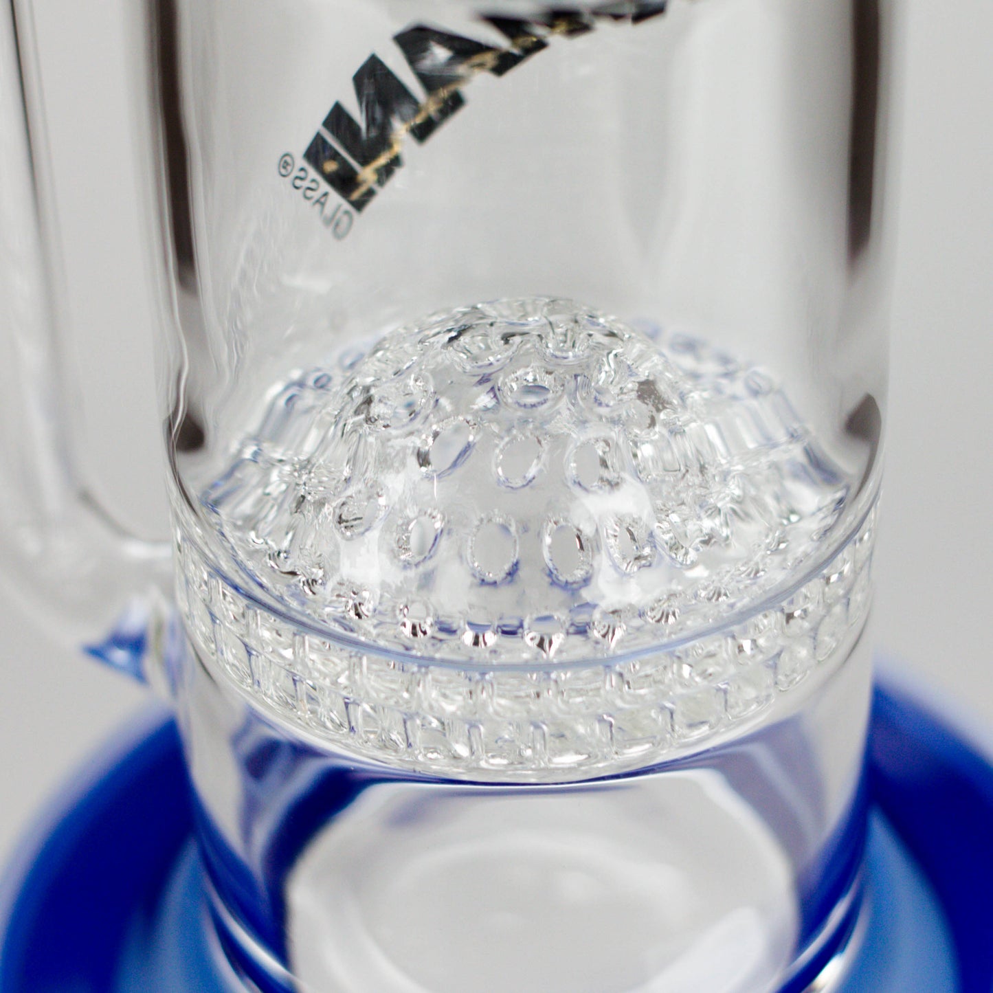 Armani Glass | 16" Double Percolator Bong – Premium Dual-Chamber Water Pipe