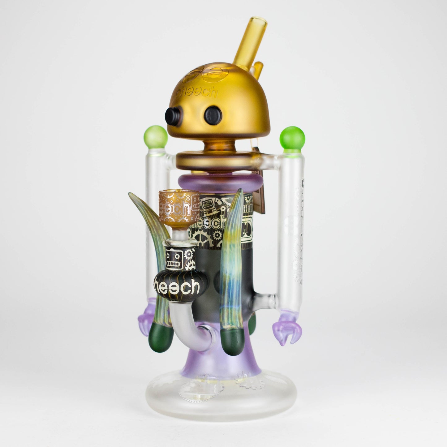 Cheech | 12″ AI Bubble Bot Deluxe bong – CHE‑30x