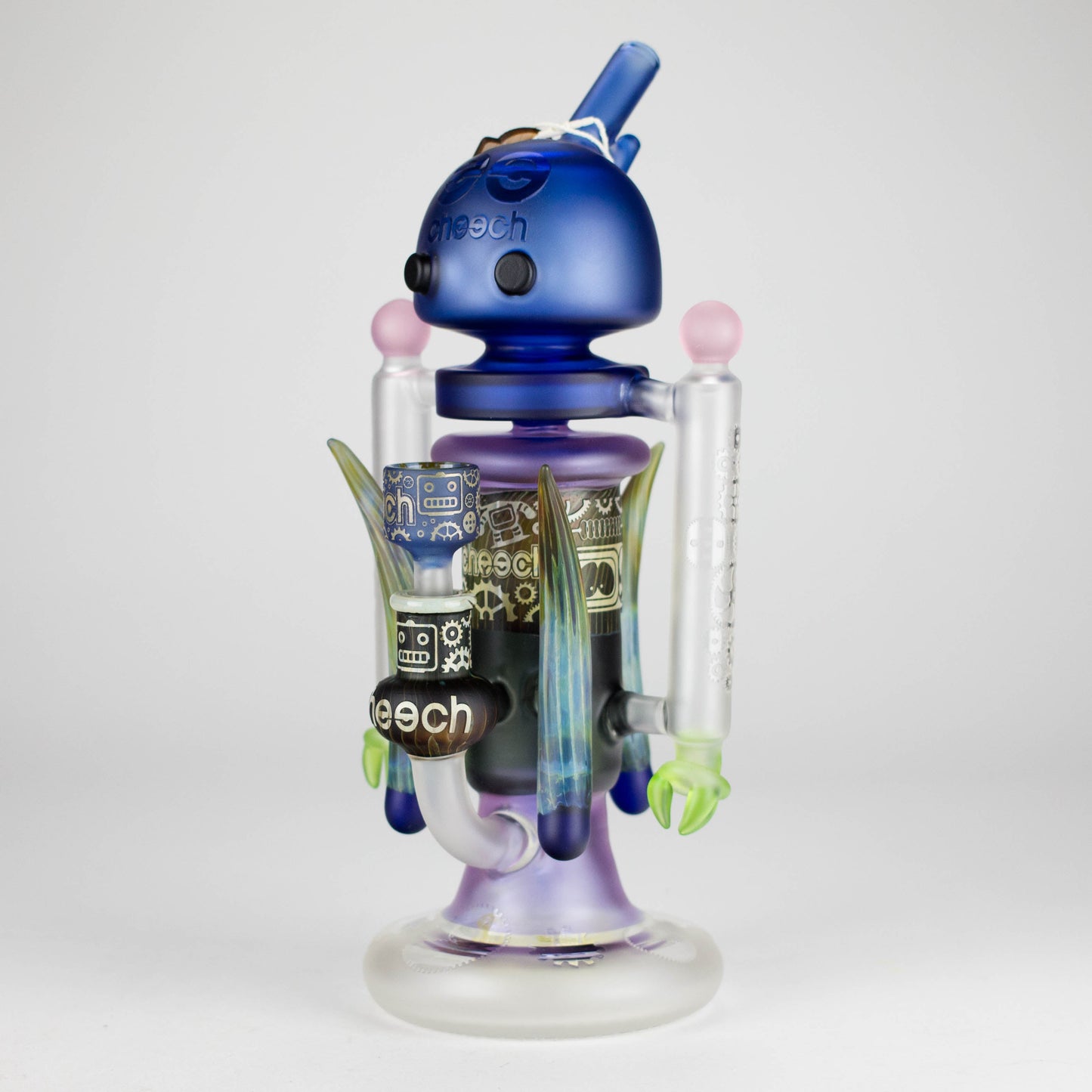 Cheech | 12″ AI Bubble Bot Deluxe bong – CHE‑30x