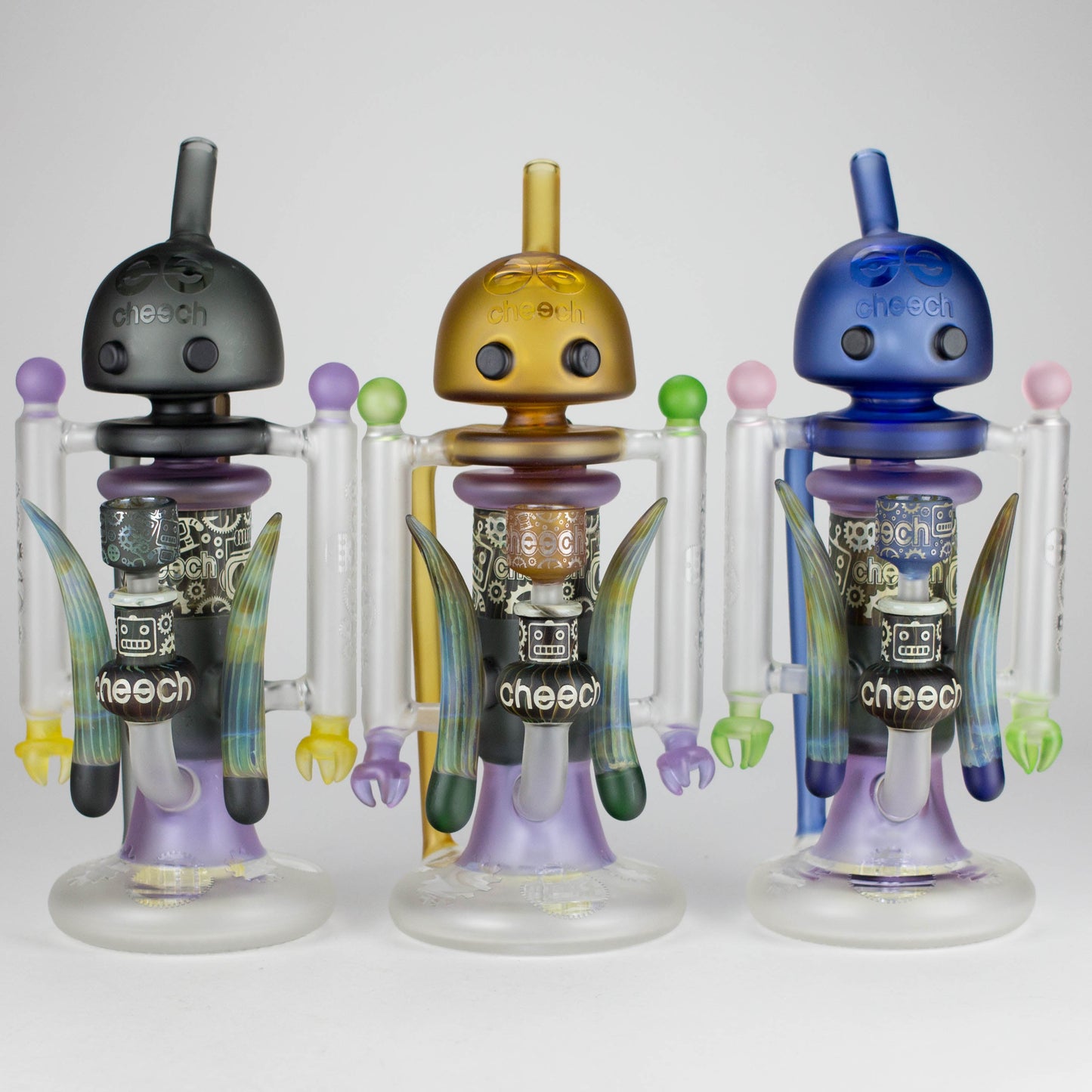 Cheech | 12″ AI Bubble Bot Deluxe bong – CHE‑30x