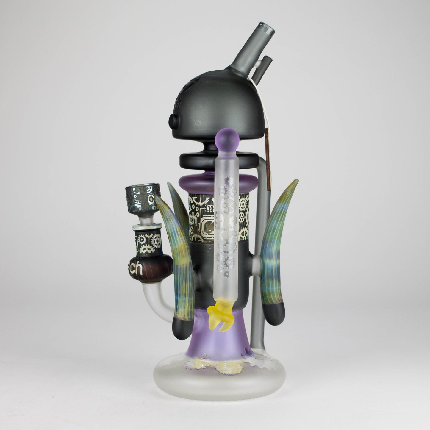 Cheech | 12″ AI Bubble Bot Deluxe bong – CHE‑30x