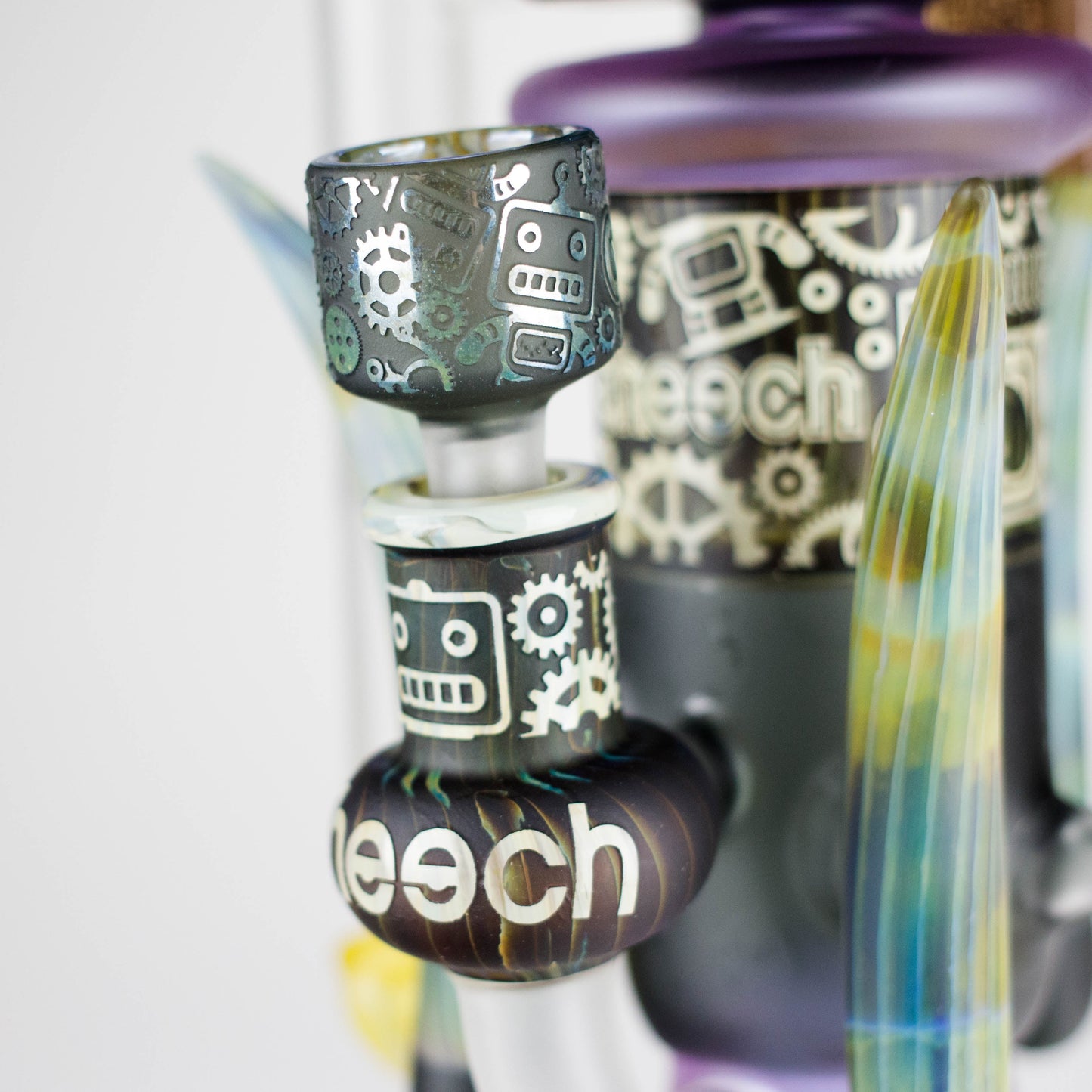 Cheech | 12″ AI Bubble Bot Deluxe bong – CHE‑30x
