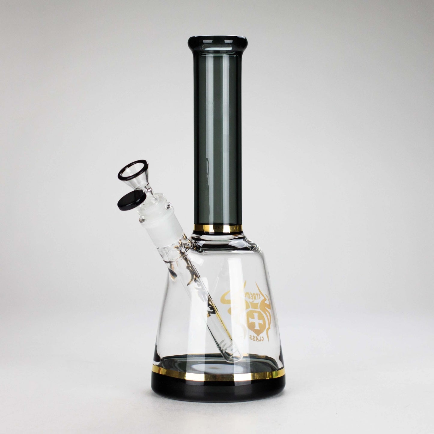 Xtreme 11-Inch Color Tube Beaker Bong featuring a 5mm borosilicate glass and 4-inch beaker base for stability.