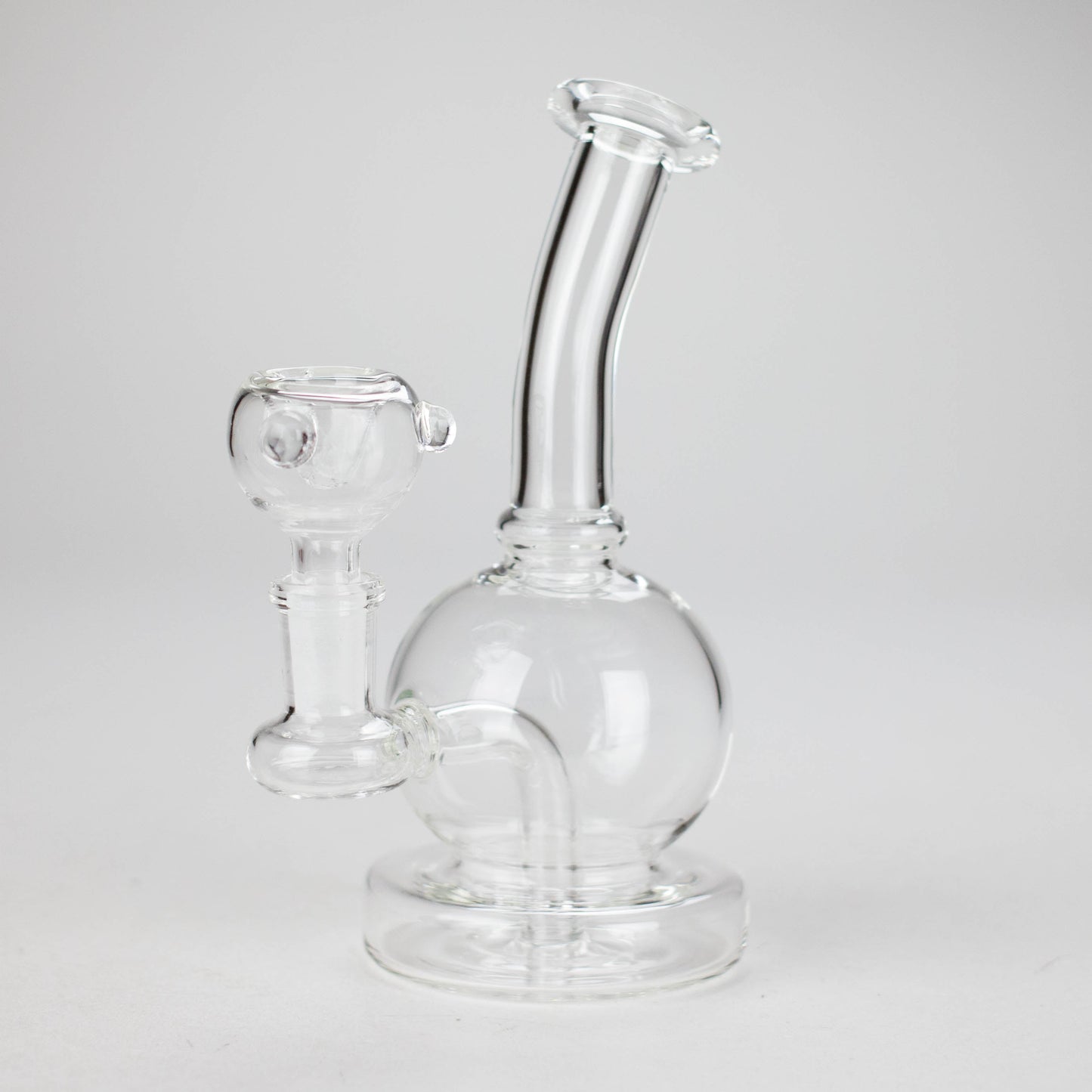 7" Solid Color Electroplate Glass Bong – 14mm Bowl Joint