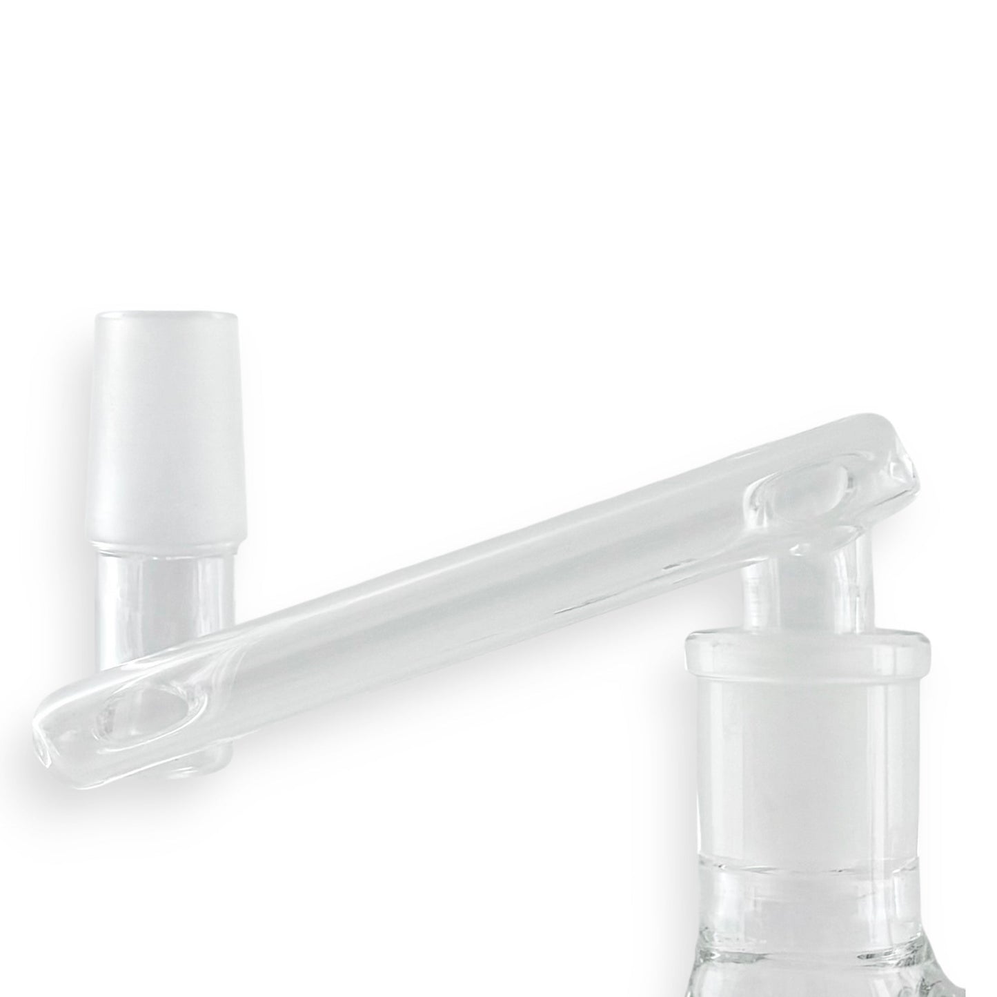 18mm Male to 18mm Male Glass Adapter (Extended Arm) - Hi Time