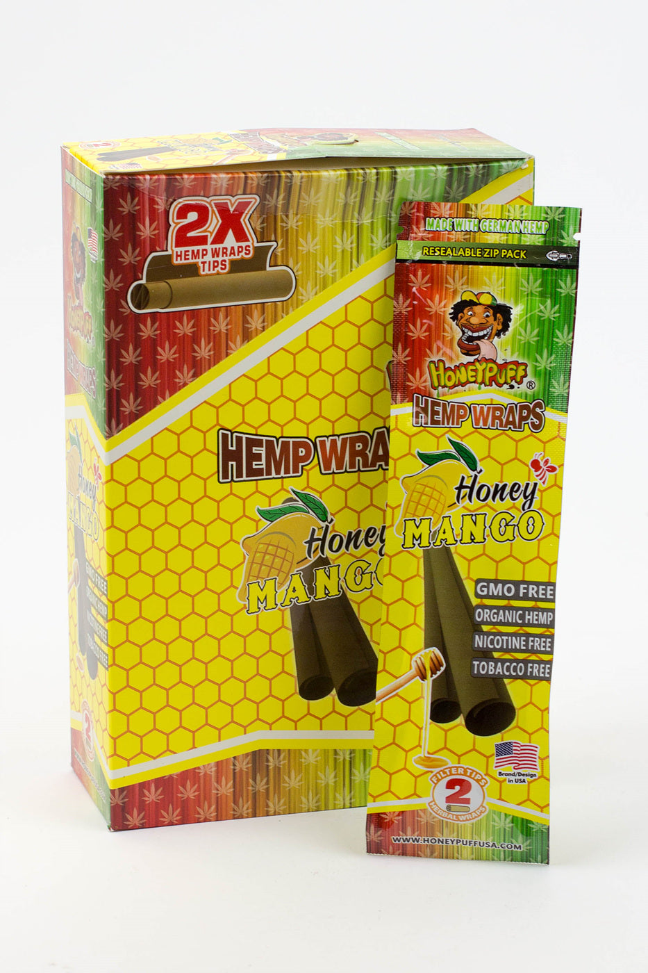 HONEY PUFF | Fruit Flavored Hemp Wraps Box of 12