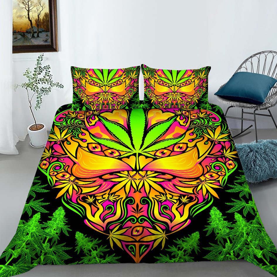 Mr Johnny Green | Digital Printed 3Pcs Queen Size Duvet Cover