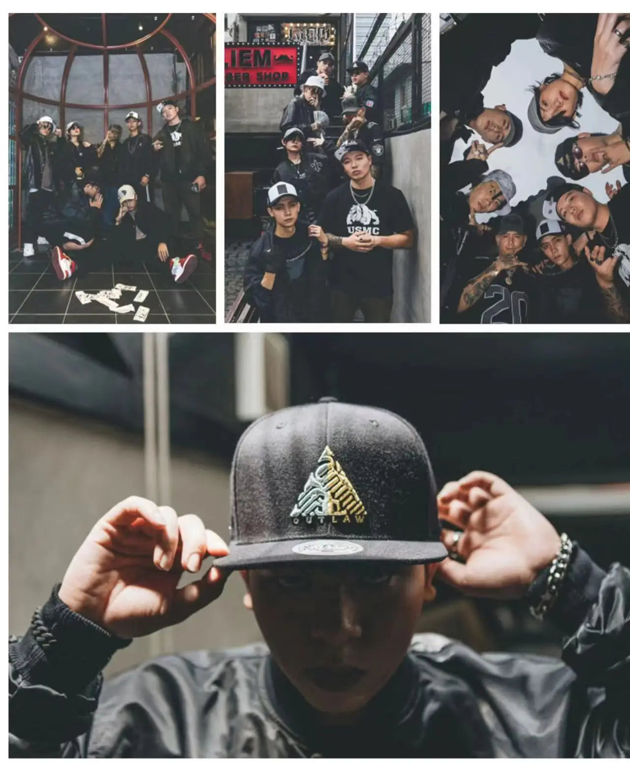Men's Fashion Thief Series Dual Color Block Snapback Cap Unisex Sunshade Hat Adjustable Hip Hop Baseball Caps Cowboy Street Hat